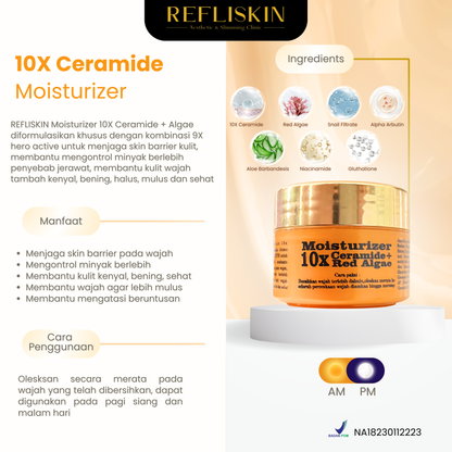 Moisturizer 10X CERAMIDE + RED ALGAE